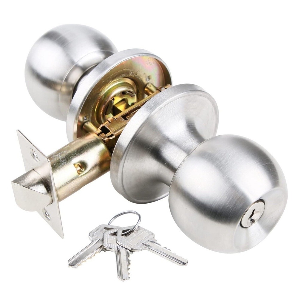 HVH Door Knob with Key for Bedroom Door Locks with Keys